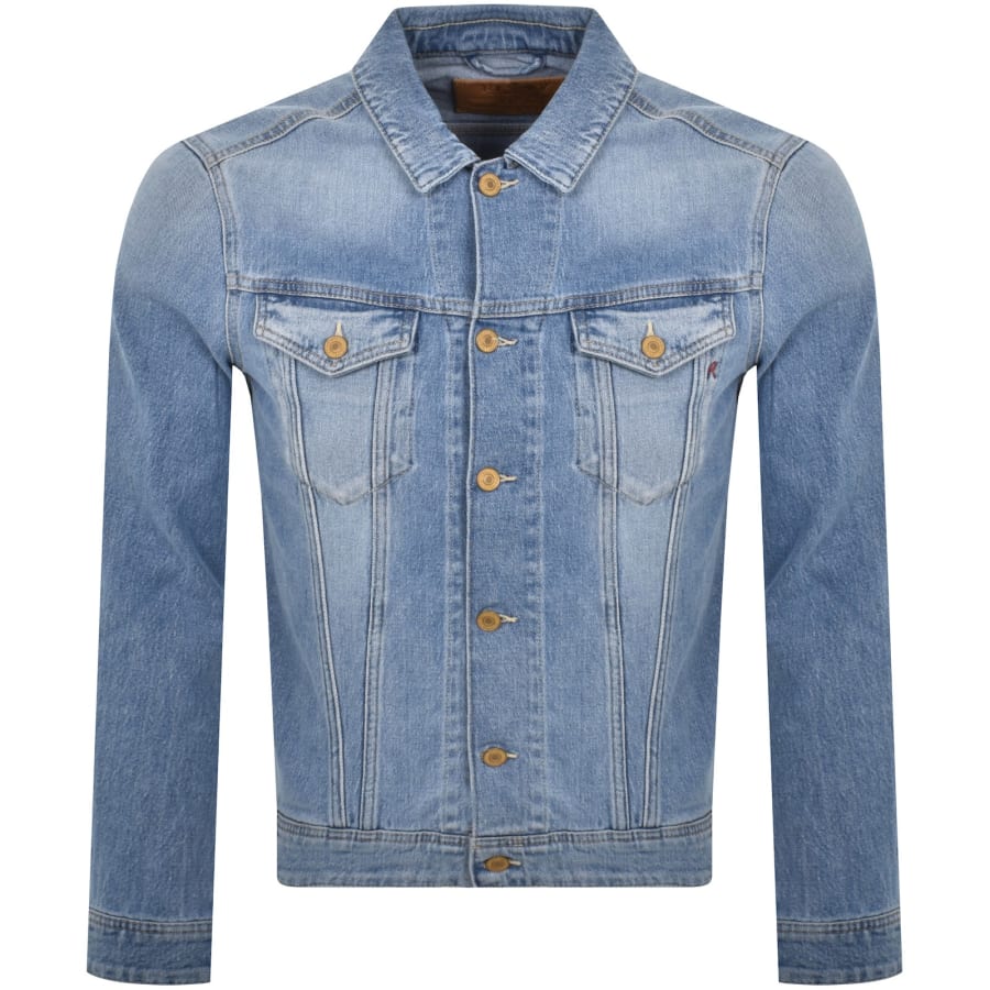 Replay Denim Jacket Blue Mainline Menswear Australia